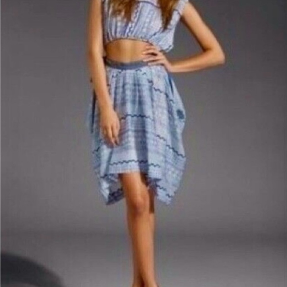 Free people NWT embroidered dress size large - Picture 3 of 8
